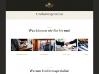 uniformspezialist.de Webseite Vorschau
