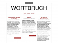 projektwortbruch.wordpress.com Webseite Vorschau