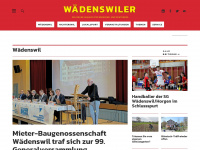 waedenswiler-anzeiger.ch Webseite Vorschau