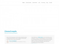chemocompile.de Webseite Vorschau