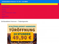 schluesseldienst-in-hannover.de Webseite Vorschau