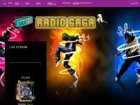 gaga-radio.de Webseite Vorschau