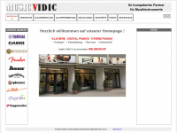 musicvidic.com Webseite Vorschau
