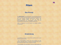 ritam.info Webseite Vorschau