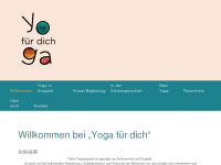 yogafuerdich.ch Webseite Vorschau