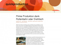quickproduction.wordpress.com Webseite Vorschau