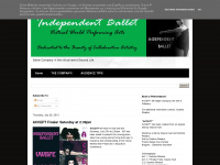 independentballet.blogspot.com Webseite Vorschau