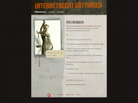 internetrecht-goettingen.de Webseite Vorschau