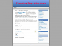 kstephenson.wordpress.com Webseite Vorschau