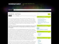 rowenatarot.wordpress.com Webseite Vorschau