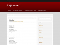 safranrot.wordpress.com Webseite Vorschau