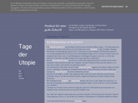 tagederutopie.blogspot.com Webseite Vorschau