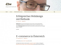 d3w.at Webseite Vorschau