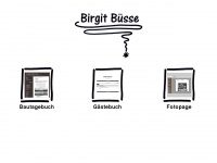 birgit-buesse.de Webseite Vorschau