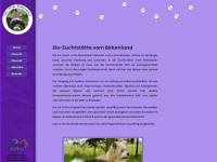 birkenland.com Webseite Vorschau