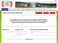 traktorrennen.at Webseite Vorschau