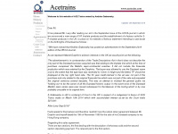 acetrains.com Webseite Vorschau