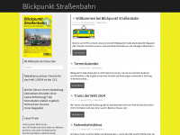 blickpunktstrab.net Webseite Vorschau