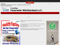 feuerwehr-waechtersbach.de Webseite Vorschau