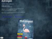 stud-coupon.de Webseite Vorschau