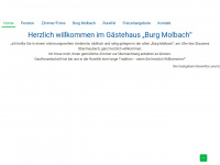 burg-molbach.de Webseite Vorschau