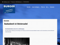 burger-gbr.de Webseite Vorschau