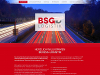 bsg-logistik.de Webseite Vorschau