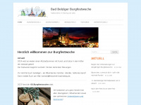burgfestwoche.com Webseite Vorschau