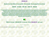 bmam.de Webseite Vorschau