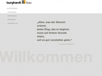 burghardt-bau.de Webseite Vorschau