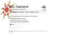 bsl-saarland.de Webseite Vorschau