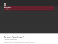 burgverein-wesenberg.de Webseite Vorschau