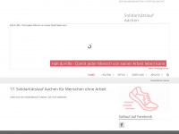 solidaritaetslauf-aachen.de Webseite Vorschau