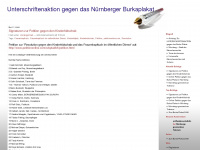 burkaplakat.wordpress.com Webseite Vorschau