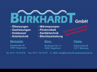 burkhardt-haustechnik.de Webseite Vorschau