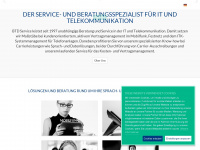 btd-service.de Webseite Vorschau