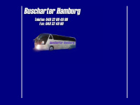 buscharter-hamburg.de Webseite Vorschau