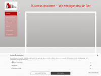 business-assistent.de Webseite Vorschau