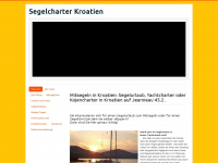 segelcharter-kroatien.de Webseite Vorschau
