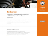 tanksensor.de Webseite Vorschau