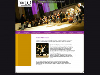 wio-orchester.com Webseite Vorschau