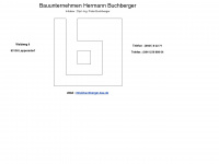 buchberger-bau.de Webseite Vorschau