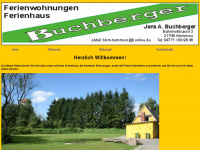 buchberger-ferienwohnungen.de Webseite Vorschau