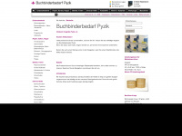 buchbinderbedarf.com Webseite Vorschau