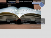 buchbinderei-steinkuhl.de Webseite Vorschau