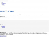 bucher-metall.de Webseite Vorschau