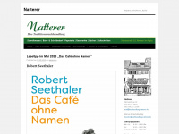 buchhandlung-natterer.de Webseite Vorschau