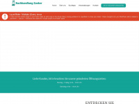 buchhandlung-zanker.de Webseite Vorschau