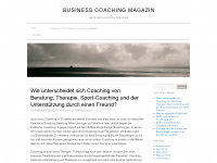 businesscoachingblog.de Webseite Vorschau