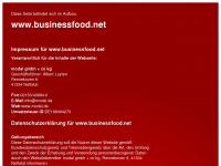 businessfood.net Webseite Vorschau
